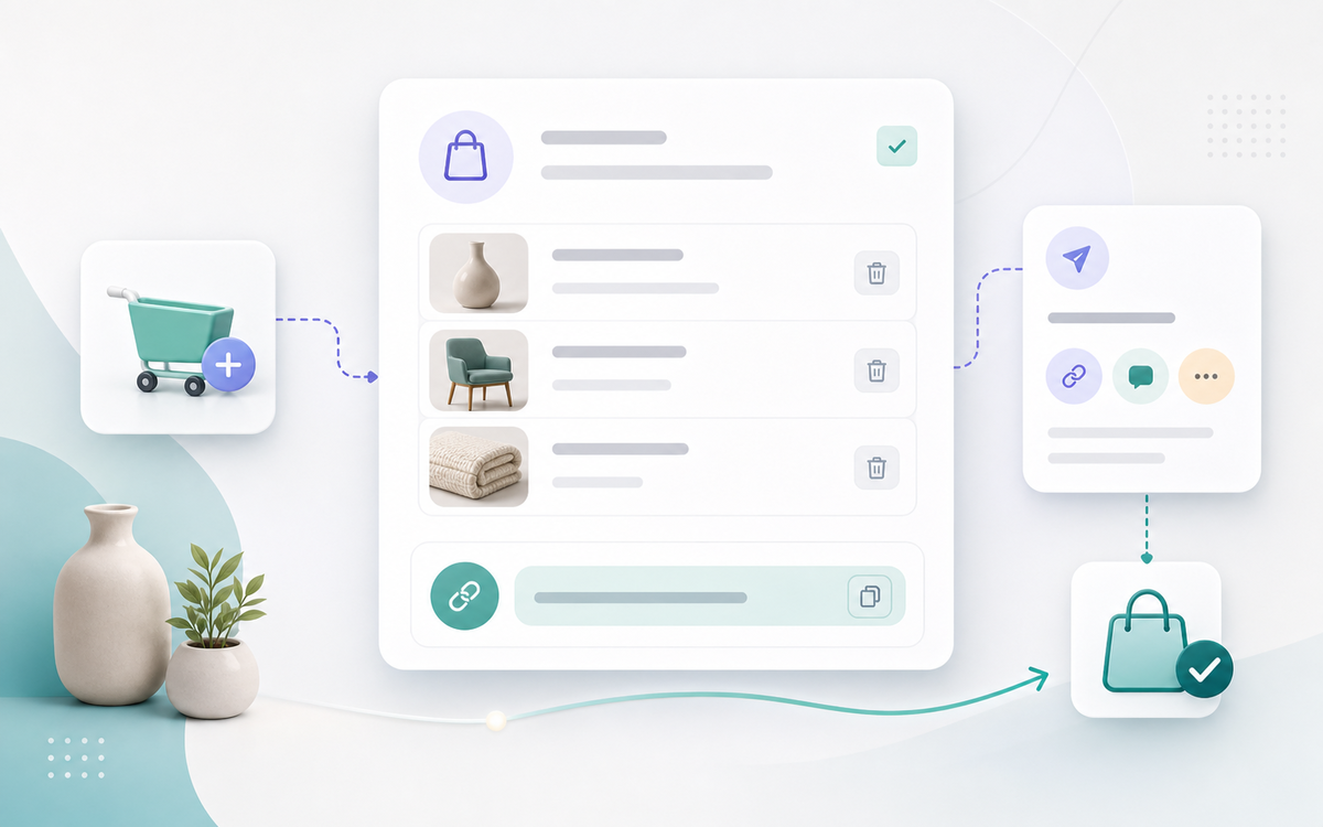 Share Cart URL for WooCommerce catalog image
